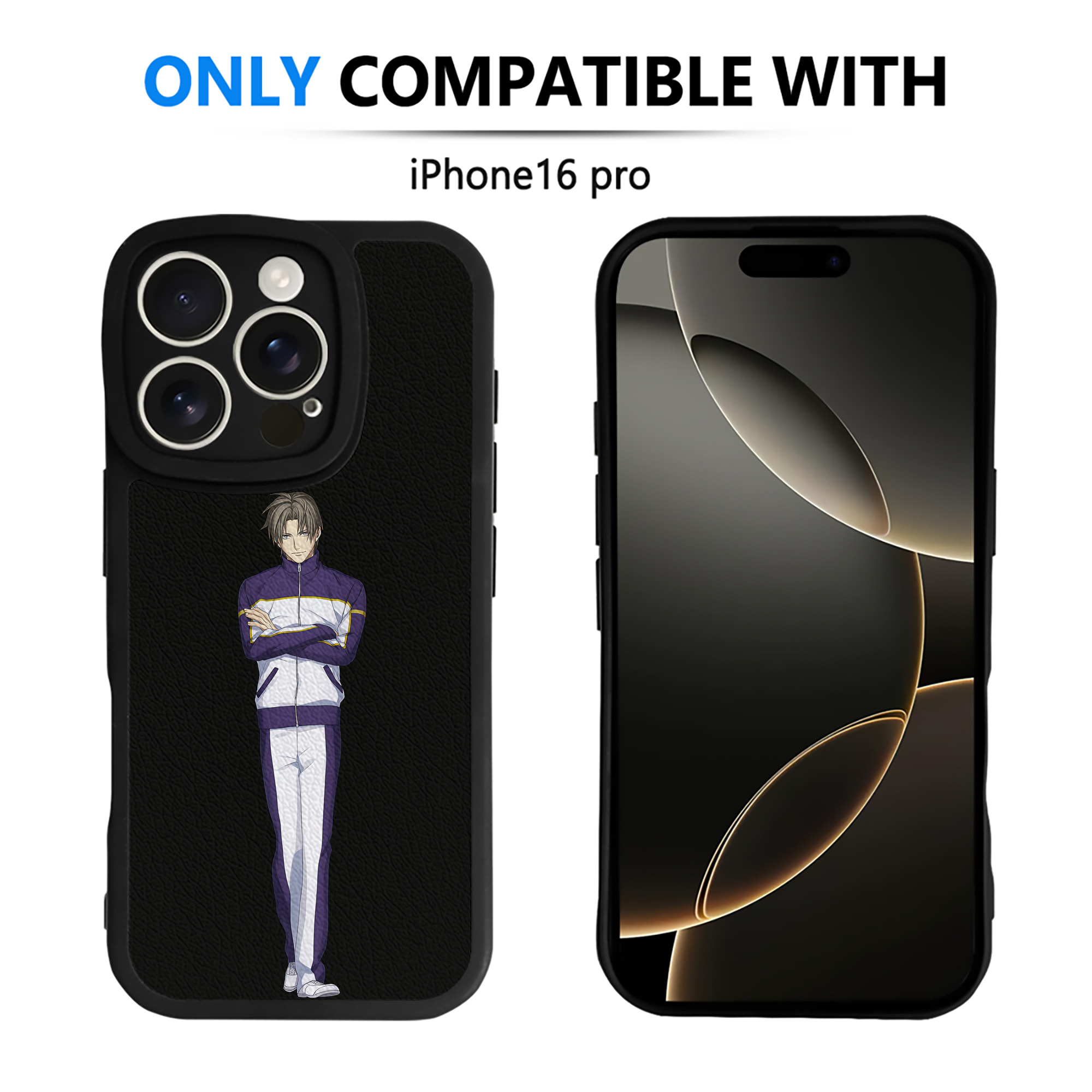 （画像用） 刀剣乱舞 Touken Ranbu 【iPhone 16シリーズ対応】シリコンスマホケース（レザー調） 材質：シリコン